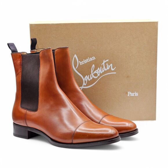 Christian Louboutin Antonio Chelsea Boots - Brown - EU 46.5 / US 13.5 $1350